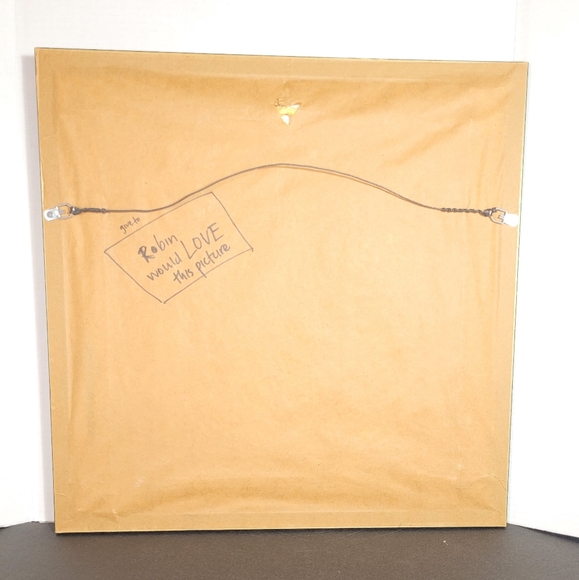 Geisha and the Moon Needlepoint Crewel Work on Handpainted Canvas - Picture 11 of 12